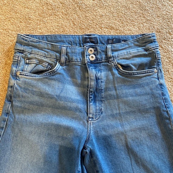 J Jill High Rise Full Leg Denim Jeans Blue Size 10 Regular - Picture 2 of 7